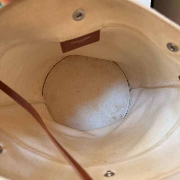 ✨ Saint Laurent Rive Gauche Linen Bucket Bag ✨ - Picture 11 of 15